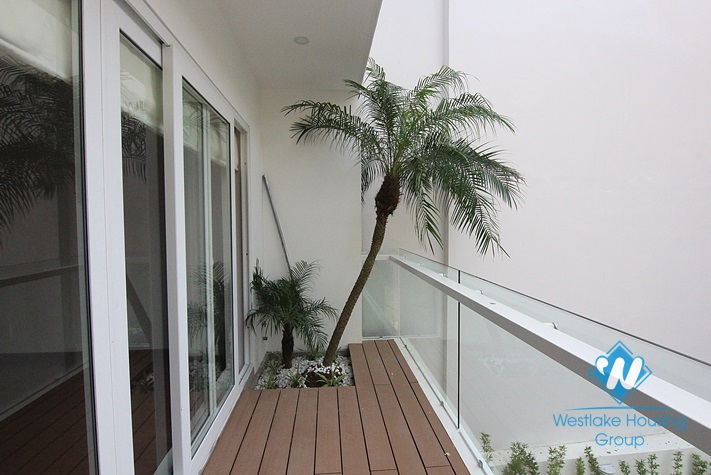 Beautiful large-sized house for rent on Dang Thai Mai, Tay Ho, Hanoi